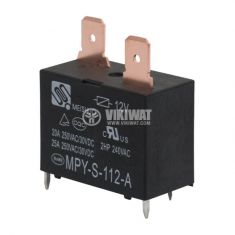 Electromechanical relay MPY-S-112-A coil 12V 25A 250V SPST-NO - VIKIWAT