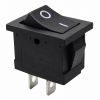 Rocker switch, KCD1-2-111, 2pos., OFF-(ON), 6A/250VAC, 12x19mm - 1