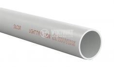 Rigid pipe ф32/29.4mm 3m class 2341 U-PVC grey SILCOR KD1003032 - VIKIWAT