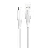 Phone cable Micro USB to USB, 3m, white, DeTech