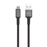 Phone cable Micro USB to USB, 1m, black, DeTech