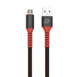 Phone cable Micro USB to USB, 1m, black, DeTech 160322