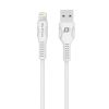 Phone cable Lightning to USB, 1m, white, DeTech
 - 1