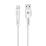 Phone cable Lightning to USB, 1m, white, DeTech 160326