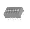 DIP Switch lever, SPST, 0.1A/24VDC, 16x7x12mm, OFF-ON
