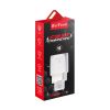 Phone charger, USB, 18W, white, DeTech
 - 2