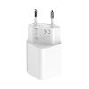 Phone charger with Lightning cable, USB and USB Type-C, 20W, white, LDNIO - 4