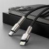 Phone cable Lightning to USB Type-C, 1m, black, 20W, Baseus
 - 4