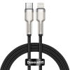 Phone cable Lightning to USB Type-C, 1m, black, 20W, Baseus
 - 1