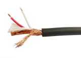 Microphone cable, 2х0.25mm2, Cu, black, S-001-BK/CBL640