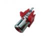 Connector, RCA, socket, installation on board, red
 - 3