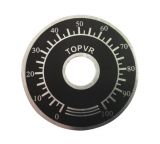 Скала за потенциометър, обхват от 0 до 100, външен диаметър ф41mm