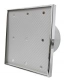 Bathroom fan MM-P 100/169 for tile, 100mm with damper, 220VAC, 18W, 169m3/h, square 163x163mm, silver