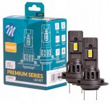 Set of LED bulbs H7, for headlights, 12VDC, 2x35W, 4LED, 6000K, LSPS7