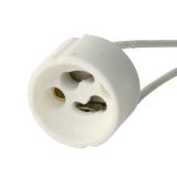 Socket GU10, 250V, ceramic, white color