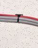 Самозалепваща се основа за кабелни превръзки QM20A-PA66-NA, 20x20mm, бяла - 3