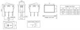 Rocker Switch, 10A/250VAC, ON-OFF, SPDT - 2 - Vikiwat Rocker Switch, 10A/250VAC, ON-OFF, SPDT - 2