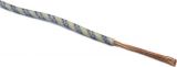 Cable, high voltage, 1.5kV, blue/white, 0.5mm2, copper