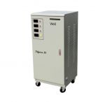 Voltage stabilizer AVR-SRV/TRI-DFC20KVA-WL, 20000VA, 430VAC, servo motor, WELL