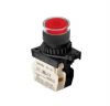 Panel switch, S2PR-P3RBLM, button, 22mm, 1 position, red, LED
