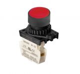 Panel switch, S2PR-P1RBM, button, 22mm, 1 position, red