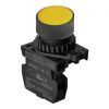 Panel switch, S2PR-P1YAM, button, 22mm, 1 position, yellow
