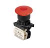 Panel switch, S2ER-E4RBDM, mushroom, 22mm, 1 position, red, LED
