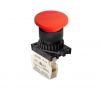 Panel switch, S2BR-P1RBM, mushroom, 22mm, 1 position, red
