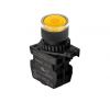 Panel switch, S2PR-P3YALM, button, 22mm, 1 position, yellow, LED
