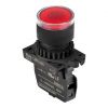 Panel switch, L2RR-L3RLM, button, 22mm, 1 position, red, LED
