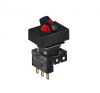 Panel switch, S16SRT-S2RC, rotary, 22mm, 2 positions, red
