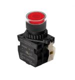 Panel switch, S2PR-P3RABLM, button, 22mm, 2 position, red, LED