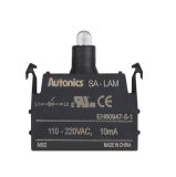 Indicator lamp LED, SA-LAM, 110~230VАC, 10mА, white, AUTONICS