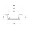 Aluminium profile for LED strip, build in
 - 3