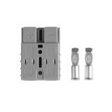 DC connector, male/female, 2pin, 50A, 600V