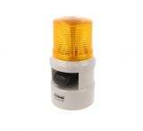 Signal rotary lamp S100DL-WS-24-A, 24VDC, 1W, amber, LED, QLIGHT