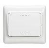 Two-way switch, 10A, 250VAC, built-in, white, Kaptika, 782104
