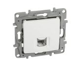 Single, RJ11 socket, for built-in, white color, 764569