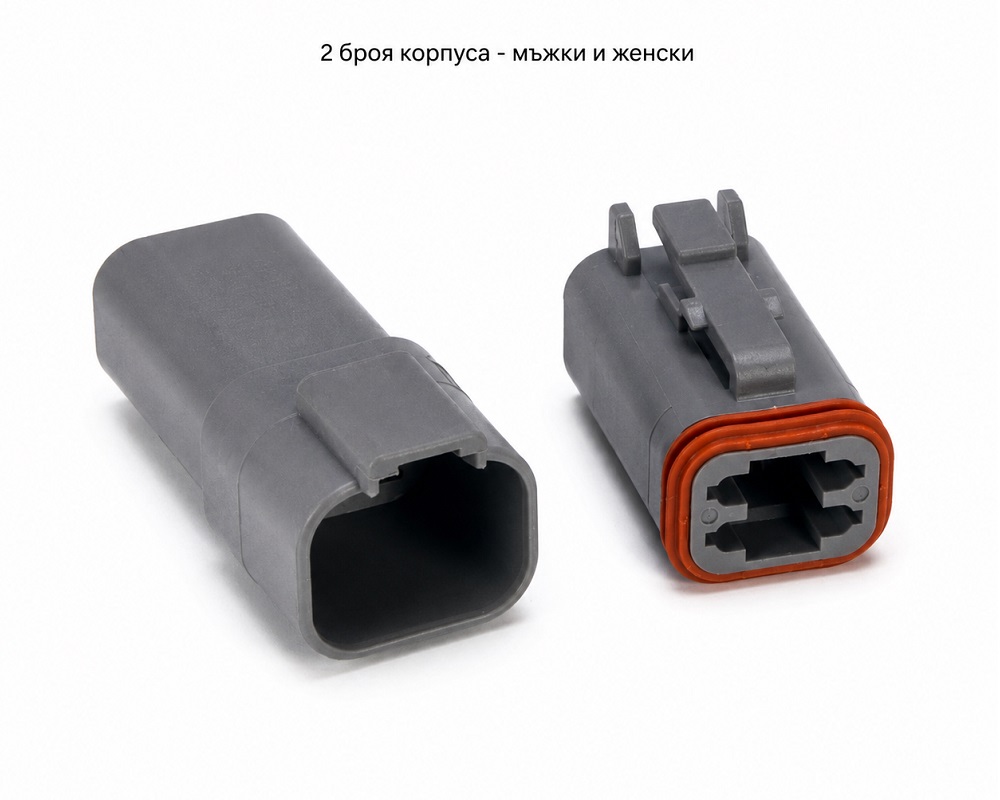 Автомобилни конектори DEUTCH, DT06-4S+DT04-4P+DT04-PIN-C+DT06-PIN-C