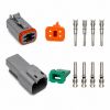 Connector 4 pins, DT06-4S+DT04-4P+DT04-PIN-C+DT06-PIN-C