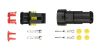 Automotive connector set, 2P, 24VDC, IP67, male + female, VEMARK - 1