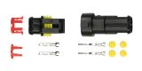 Automotive connector set, 2P, 24VDC, IP67, male + female, VEMARK