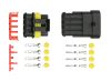 Automotive connector set, 4P, 24VDC, IP67, male + female, VEMARK - 1