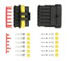 Automotive connector set, 6P, 24VDC, IP67, male + female, VEMARK - 1