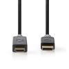 DisplayPort cable, DisplayPort-HDMI, 1m, black, 4K 30Hz, NEDIS
 - 2