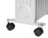 Oil radiator, 2000W, 230VAC, 230x416x600mm, white, 9 ribs, TSA8036, TEESA - 2