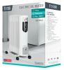 Oil radiator, 2000W, 230VAC, 230x416x600mm, white, 9 ribs, TSA8036, TEESA - 4