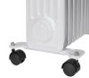 Oil radiator, 2500W, 230VAC, 230x530x660mm, white, 11 ribs, TSA8049, TEESA
 - 4