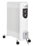 Oil radiator, 2500W, 230VAC, 230x530x660mm, white, 11 ribs, TSA8049, TEESA