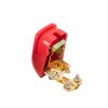 Car battery terminal, with spring, brass, 12VDC, ф18mm, red, ASW-A902
 - 1